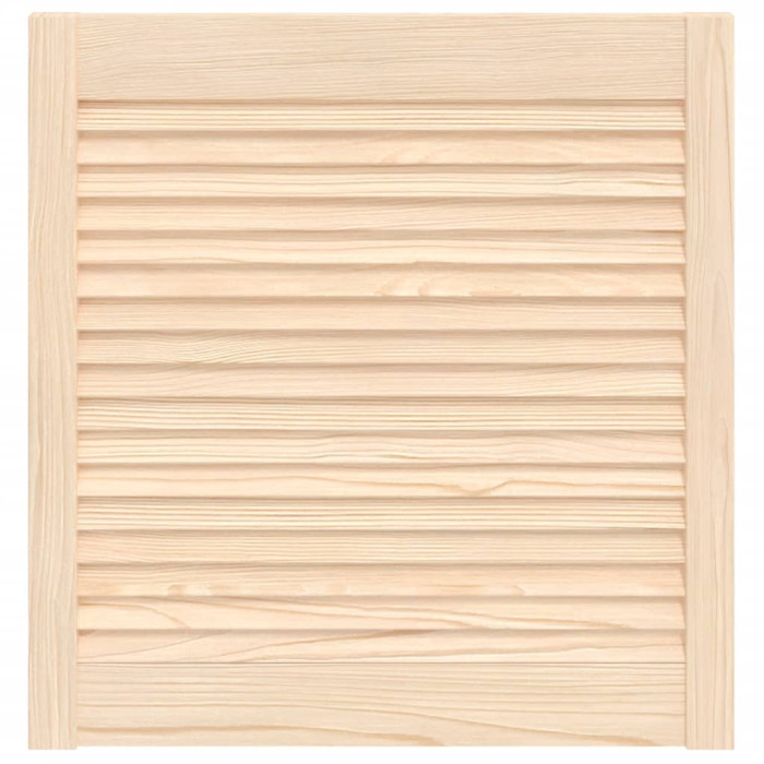 Vrata za omarico z letvicami 61,5x59,4 cm trdna borovina